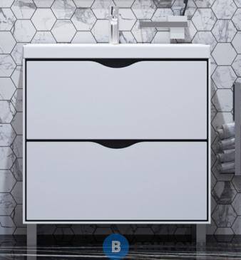 картинка Тумба с раковиной Velvex Rigli 80.2Y напольная (tnRIG.80.2Y-21.631.231)