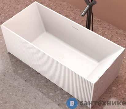 картинка Ванна ABBER Stein AS9602 170*75 из искусственного камня
