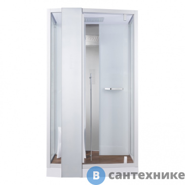 картинка Душевая кабина Orans SR-89105LS White, Long door handle (1200x900x2200)