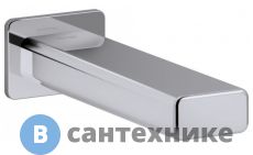 Настенный излив Jacob Delafon STRAYT E37344-CP для ванны (хром)