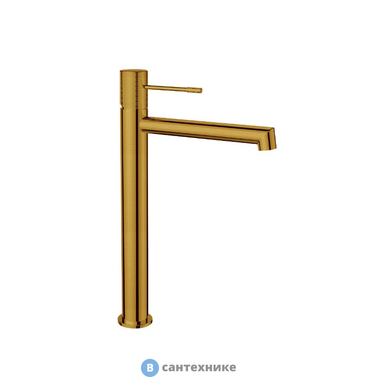 Смеситель Vincea Desire VBF-1D2BG для раковины, однорычажный, брашированное золото