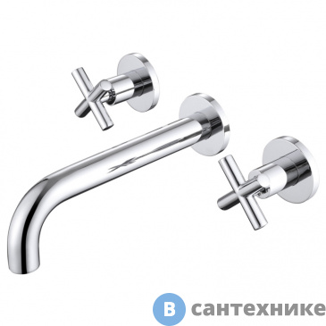 картинка Смеситель ABBER Wasser Kreis AF81121 для раковины скрытого монтажа, хром