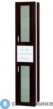 картинка Шкаф высокий Dreja Ла Футура с 2-мя ящ., венге (94464)