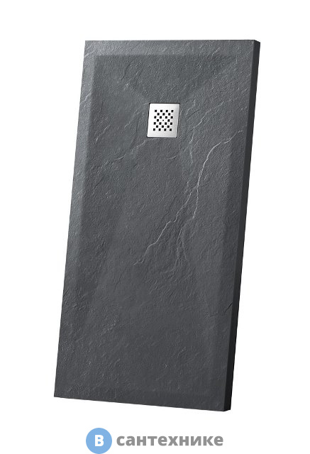 Душевой поддон Vincea VST-4SR8010A,1000*800*25, антрацит из искусственного камня, без сифона