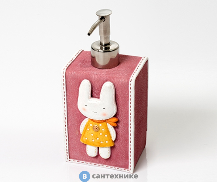 Дозатор для жидкого мыла WasserKRAFT Ammer K-6499, 330 ml металл, хромоникелевое покрытие, полирезин