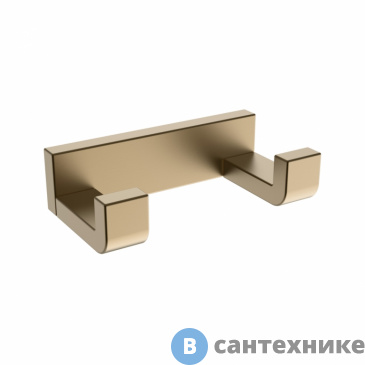 картинка Крючок двойной ABBER Westen AA1750G золото матовое