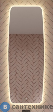 картинка Зеркало Art & MAX Forli 500х1200 AM-For-500-1200-DS-F с подсветкой