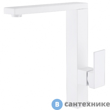 картинка Смеситель ABBER Daheim AF8214W для кухни, белый