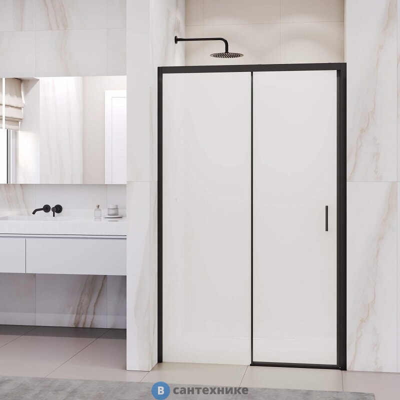 Душевая дверь RGW PA-017-B 140*195 чёрный/ матовое (350801714-24)