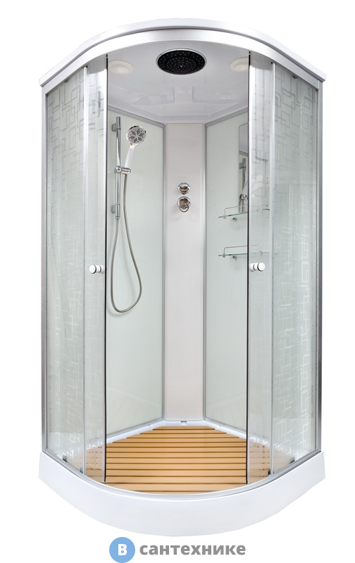 Душевая кабина Deto ЕМ1510 стандартная (1000*1000*2200)