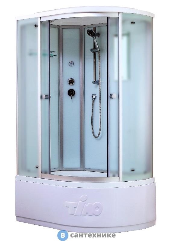 Душевая кабина Timo Standart Т-6620 Silver Fabric L (120*85*220)