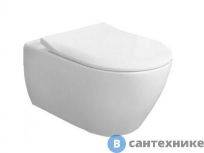 картинка Унитаз подвесной Villeroy & Boch Subway 2.0 5614R2R1, сиденье для унитаза с функцией QuickRelease и SoftClosing