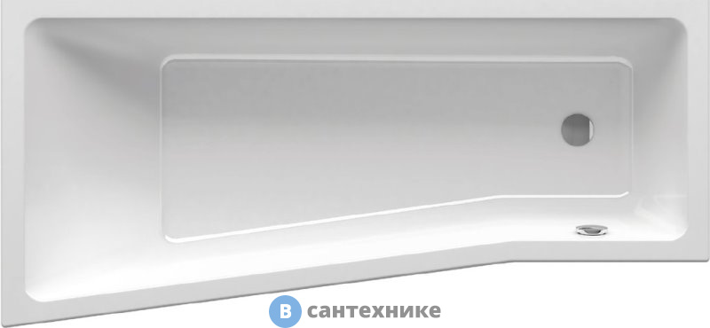 Ванна акриловая Ravak BE HAPPY II 170х75 Р (C951000000)