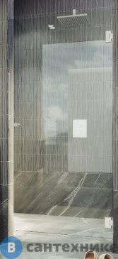 картинка Душевая дверь на петлях MaybahGlass 1950*700 Стекло 8 мм Бесцветное (MGD-507-4)