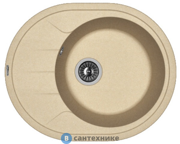 Кухонная мойка FLORENTINA Родос 620, бежевый FG (20.245.B0620.104)