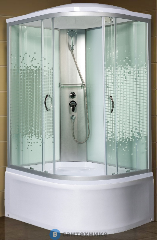 Душевая кабина МОНОМАХ XL 100/80/44 МЗ L с поддоном (10000012117)