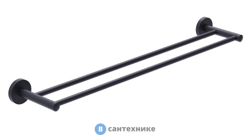 Полотенцедержатель Timo Saona 13056/03 Black двойной