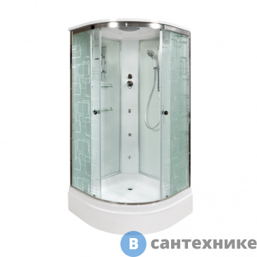 картинка Душевая кабина Deto EM2780 с гидромассажем