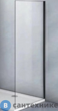 картинка Боковая панель Veconi KP-12B KP12B-90-01-C7 стекло прозрачное/6 мм