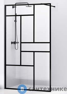 картинка Душевая перегородка ABBER Immer Offen AG63100B