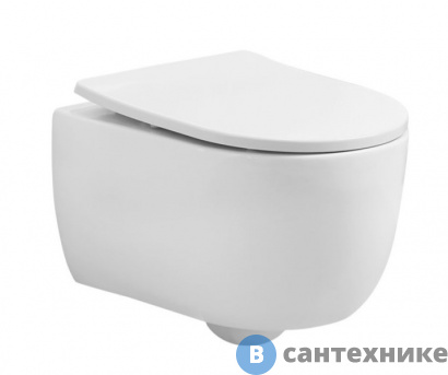 картинка Унитаз подвесной Art & MAX BOLOGNA AM211CHR безободковый, без сиденья