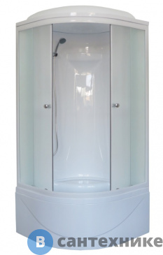 картинка Душевая кабина Royal Bath RB 90BK1-M  900*900*2170 (матовое)