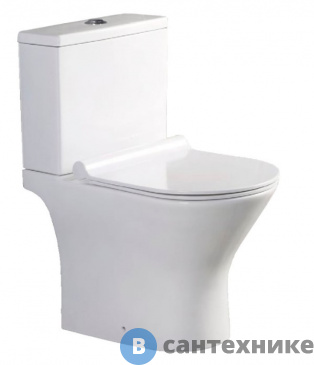 картинка Унитаз с бачком AZARIO Verde AZ-2224 615*360*745 с сиденьем микролифт