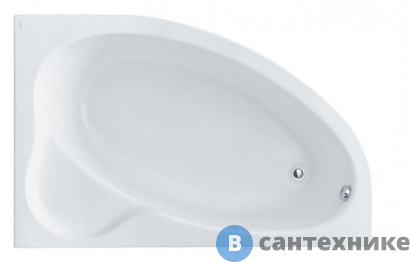 картинка Ванна акриловая Santek Эдера 170х110 правосторонняя (1WH111994), без каркаса и сифона