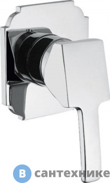 картинка Смеситель Cezares LEGEND-DIM-01 встраиваемый однорычажный для душа, хром