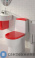 картинка Унитаз с бачком SANITA LUXE BEST COLOR red с двухрежимной арматурой OLIVEIRA, сиденьем из дюропласта, системой soft close, clip up (BSTSLCC07110522)