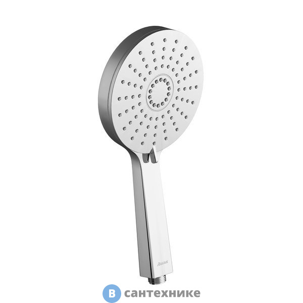 Лейка для душа Ravak Flat XXL 961.00 3 функции диаметр 140 мм (X07P344)