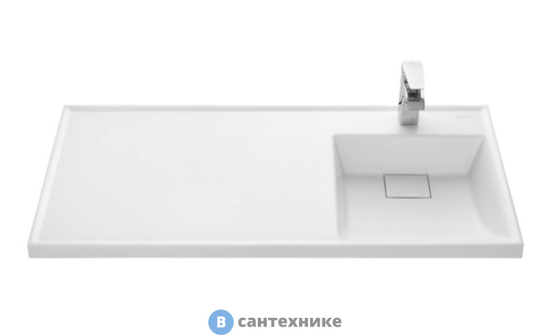 Раковина Акватон Лондри 105 белая (1A72223KLH010)