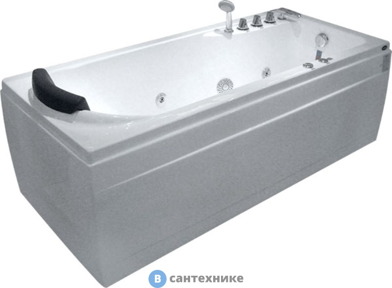 Акриловая ванна Gemy G9006-1,7 B R (1720*770*650)