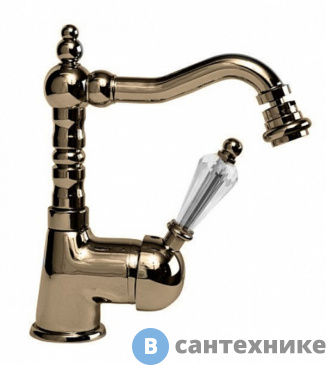 картинка Смеситель Cezares VINTAGE-BSM2-02-Sw для биде однорычажный, бронза