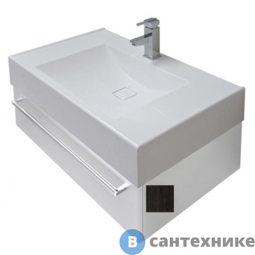 картинка Тумба VALENTE SEVERITA S7 2/2 под раковину, Шпон матовый Венге