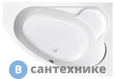 Ванна акриловая Cersanit KALIOPE 170x110, правая, без ножек (P-WA-KALIOPE*170-R-W)