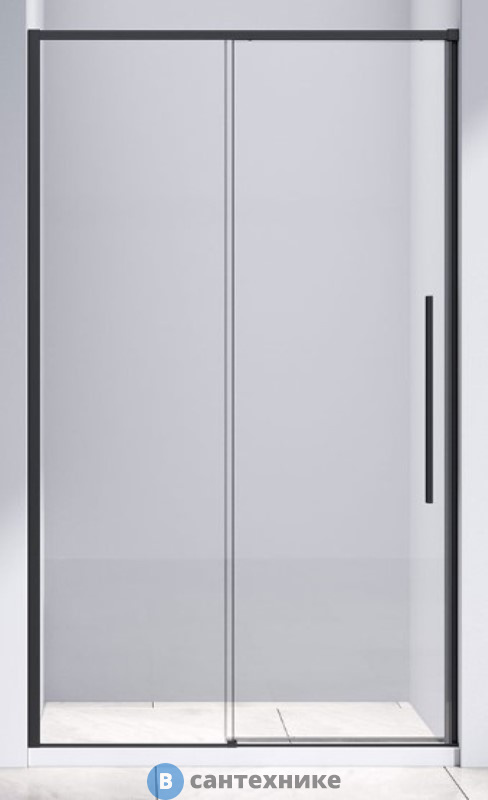 Душевая дверь Vincea Slim-N VDS-4SN120CLB, 1200, черный, стекло прозрачное