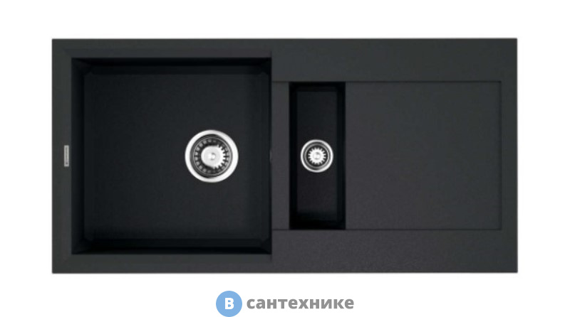 Кухонная мойка OMOIKIRI Sakaime 86-2-BL черный (4993117)