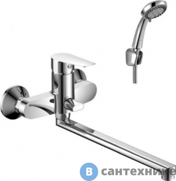 картинка Смеситель Rossinka Silvermix S35-33 для ванны, хром