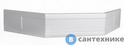 картинка Экран для поддона RGW NT/CL-s-10 100*100*24 (Трапеция) (16230713-10)