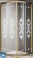 картинка Душевой уголок Cezares GIUBILEO-A-2-90-SCORREVOLE-CP-G (900x900x1950) без поддона