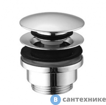 картинка Донный клапан Gattoni Accessori для раковины - клик-клак, хром (1510/00C0)