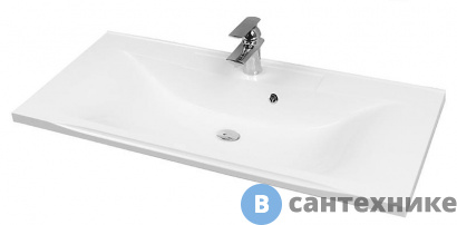 картинка Раковина Акватон Премьер 1000 белая (1A702531PR010)