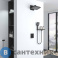 картинка Душевой комплект Vincea Inspire VSFW-3I21MT4RMB встраиваемый, термостатический, двухрежимный, черный