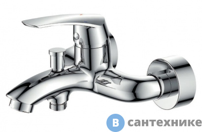 картинка Смеситель Orange Alfi M18-100cr однозахватный для ванны/душа без душевых аксессуаров