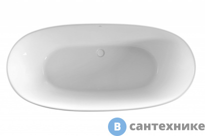 картинка Акриловая ванна ABBER AB9265-1.7 белая