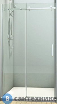 картинка Душевая дверь Veconi VN-74 VN74-130-01-C4 стекло прозрачное/8 мм