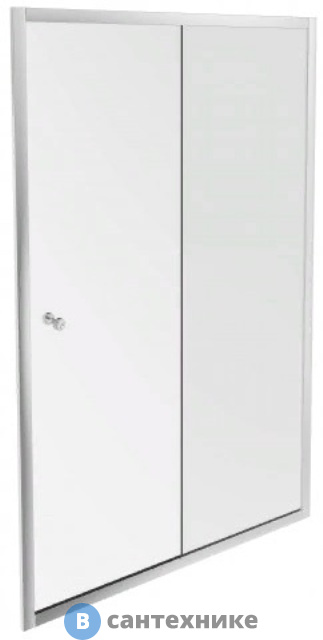 Дверь Jacob Delafon SERENITY E14C120-GA реверсивная, стекло 6 мм, прозрачное, профиль хром /120х190/