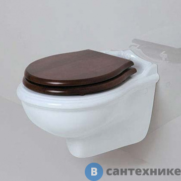 картинка Унитаз подвесной AZZURRA JUBILAEUM 55*40 см, с креплением KIT2000CF, белый (JUVKSP000000BI/(JUB100/SOSK bi)