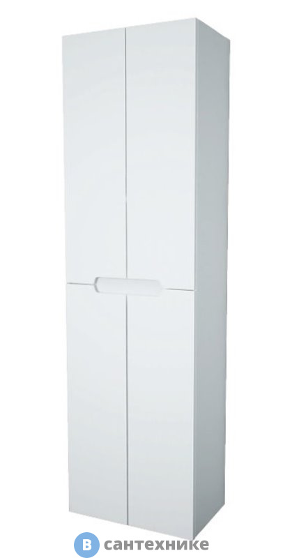 Пенал Dreja QL50, белый лак, 4 дв (99.0011)